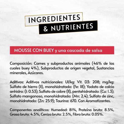 GOURMET REVELATIONS Mousse Ternera (4x57g)