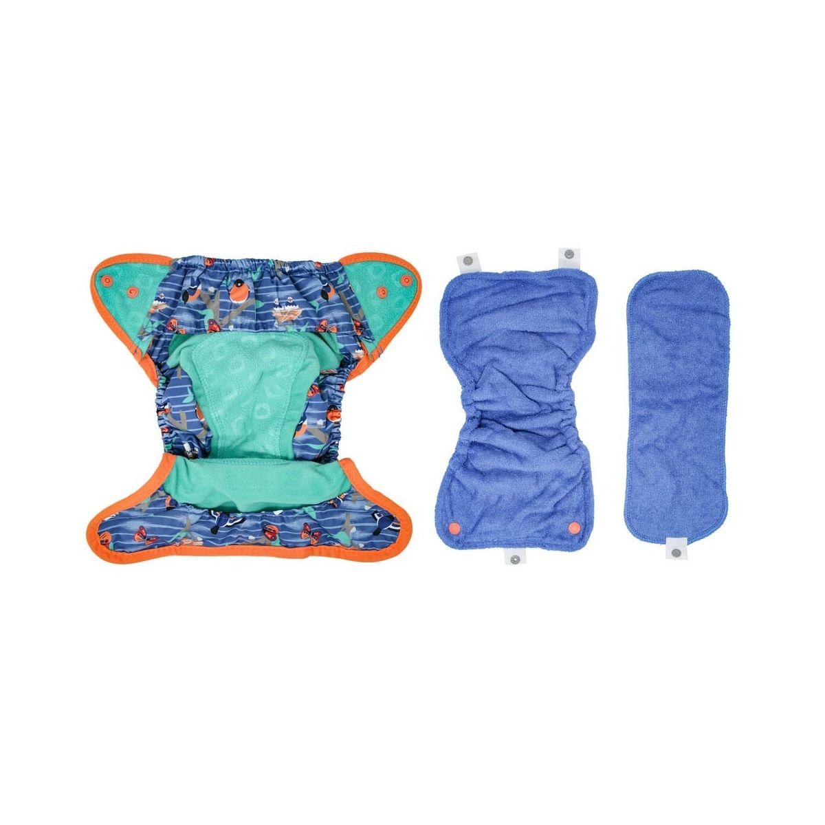 Pañal de tela Twilight Garden Corchetes Close Parent