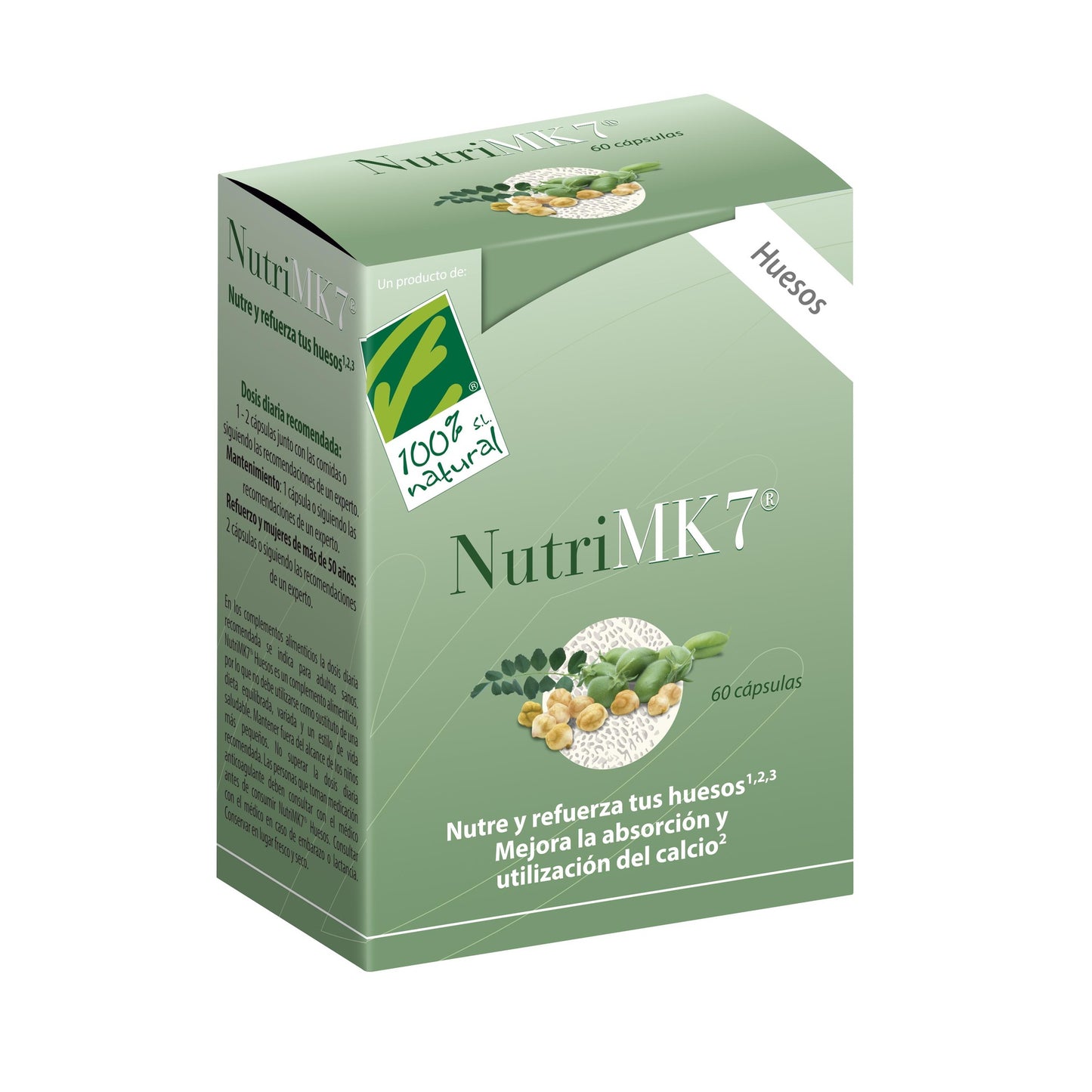 Nutrimk7 Huesos 60 Comprimidos Cien Por Cien Natural