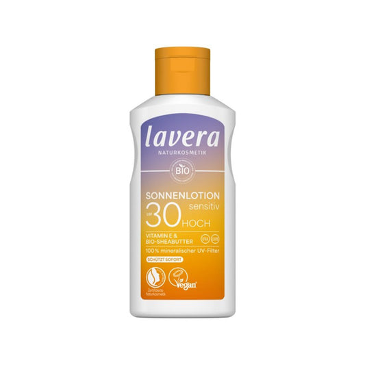 Loción solar Sensitive SPF 30 Lavera 100 ml