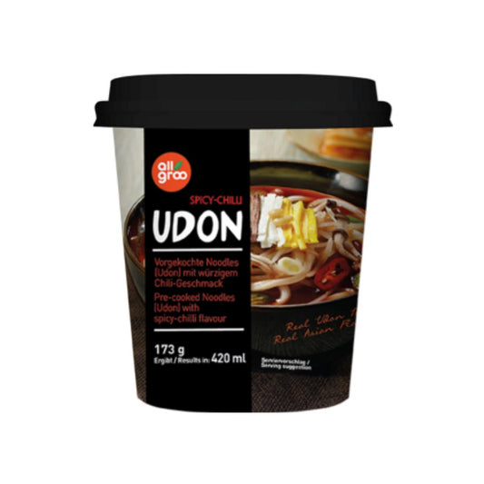 Taza de Fideos Udon, Picante de Chile Allgroo 173 g