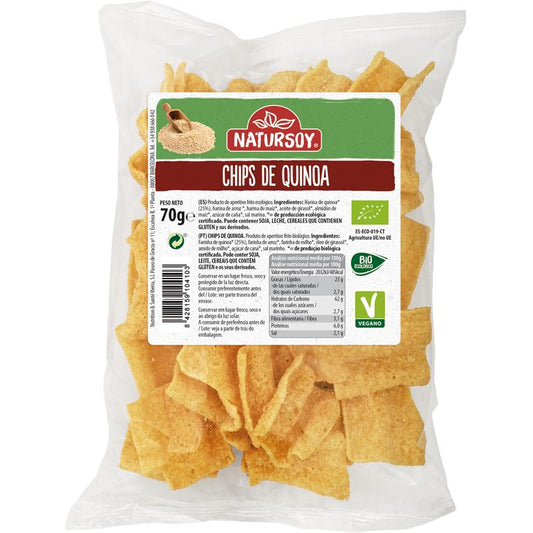 Chips de Quinoa ECO, 70 g. Natursoy