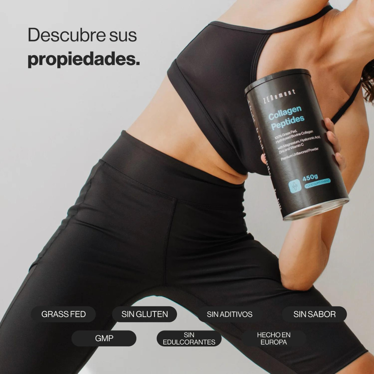 Péptidos de colágeno bovino hidrolizado Zenement 450 g