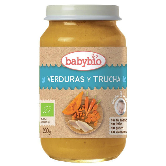 Tarrito Verdura y Trucha Babybio 200g