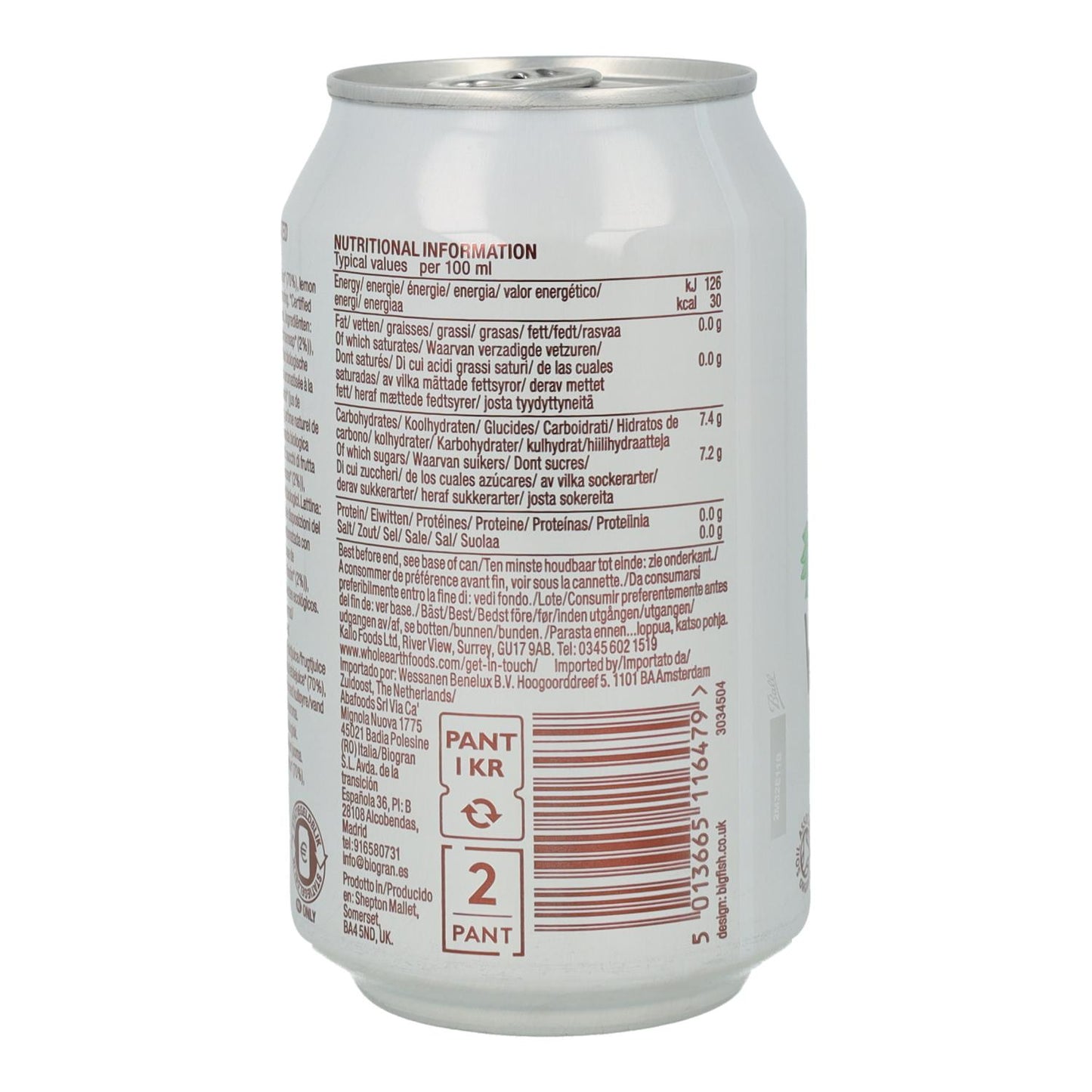 Refresco Bio Manzana Whole Earth 330ml
