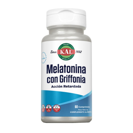 Melatonina 1.9 con Griffonia acción retardada 60 comprimidos