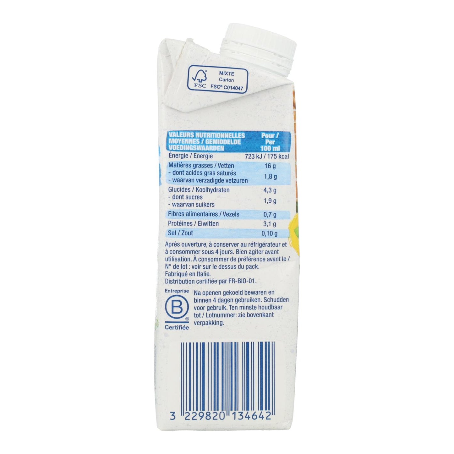 Crema de Soja para Cocinar Bjorg 250 ml