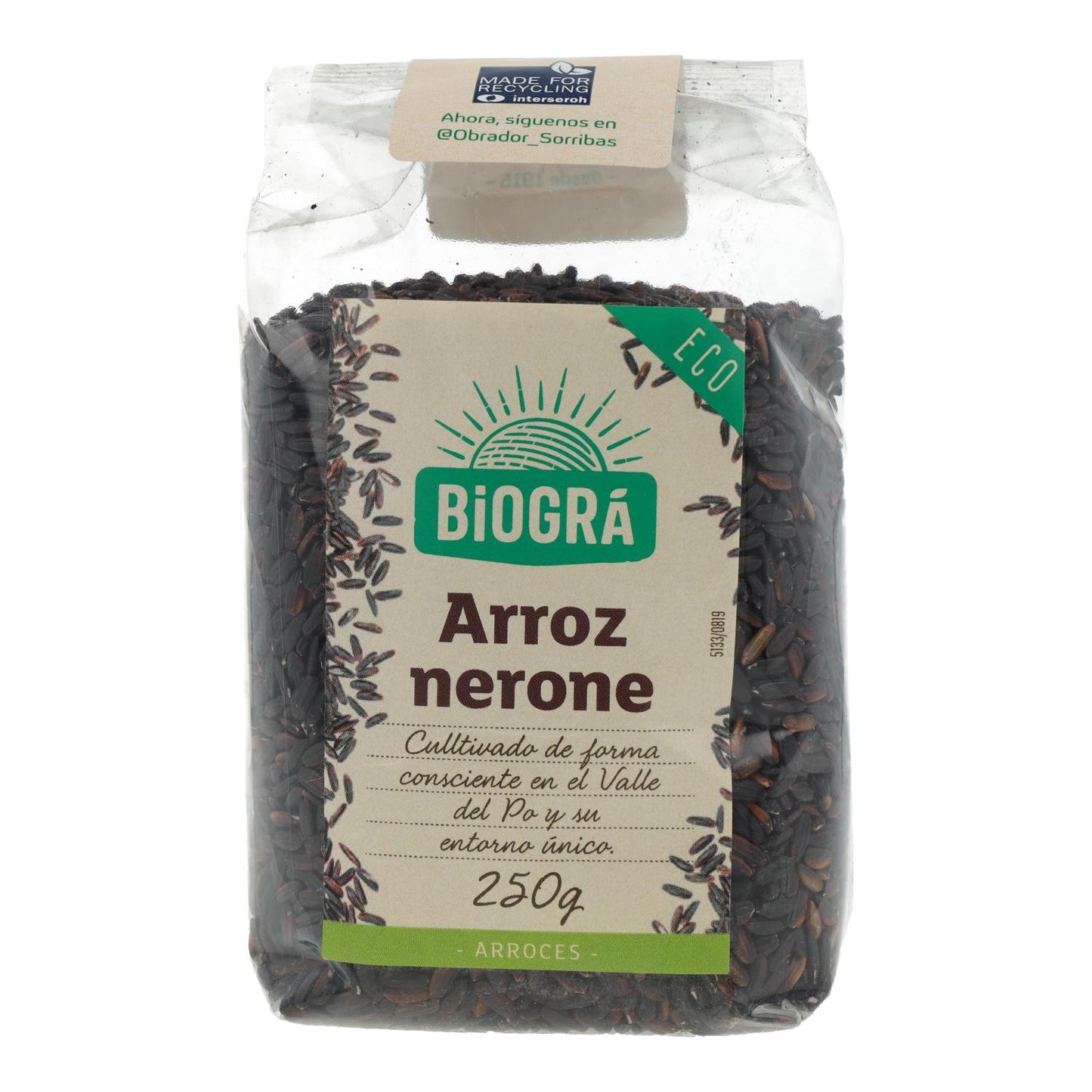 Arroz Nerone Eco Biográ, 250 g