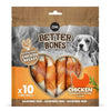 Rolls grandes envueltos en pollo para perros Zoë Better Bones Pollo 12,5cm, 10 pcs