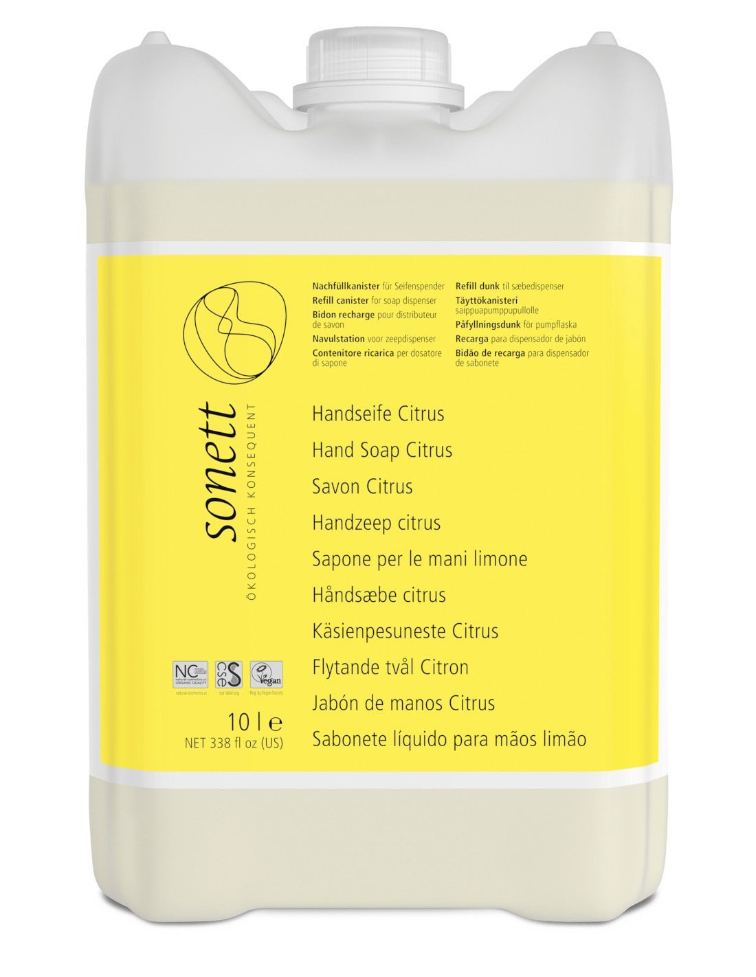 Jabón manos citrus Sonett 10L