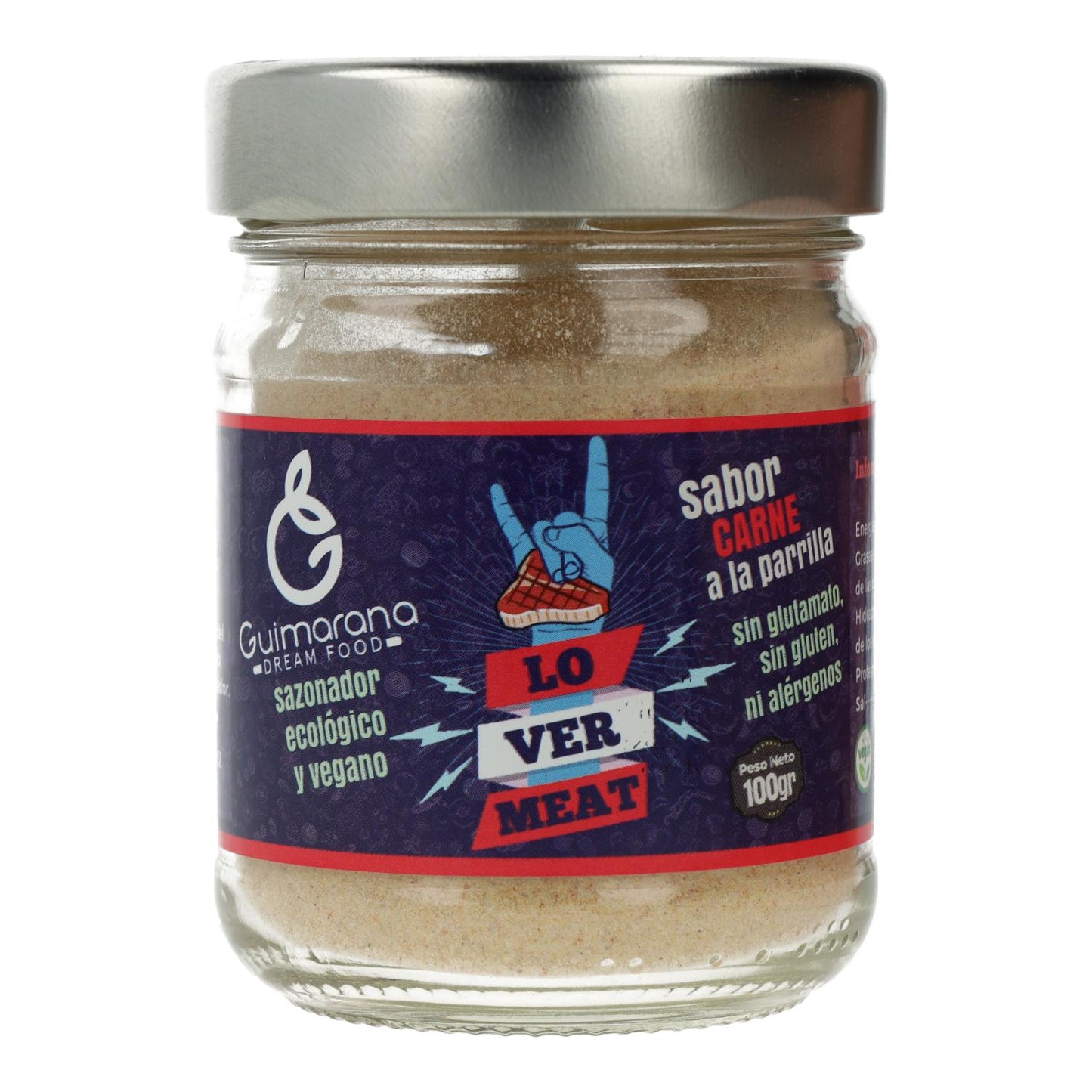 Sazonador carne a la parrilla ECO "Lo Ver Meat" Guimarana 100 g