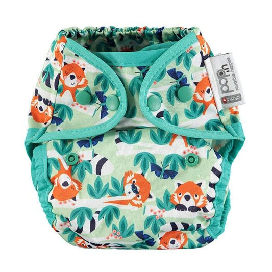 Pañal de tela de bambú Round the Garden Close Pop-In Corchetes