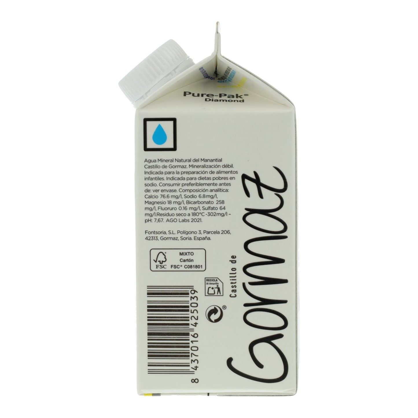 Agua Mineral Natural en Caja Mejor 330 ml