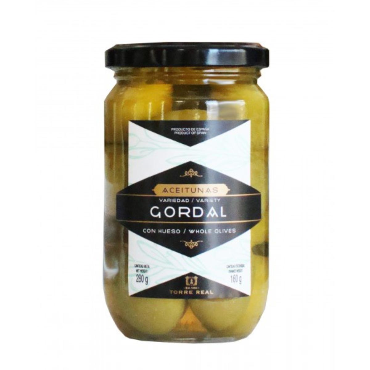 Aceituna Gordal con hueso Torre Real 280g