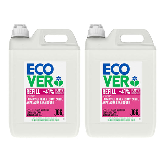 Pack 2x Suavizante Flor de Manzana y Almendras Ecover 5 L