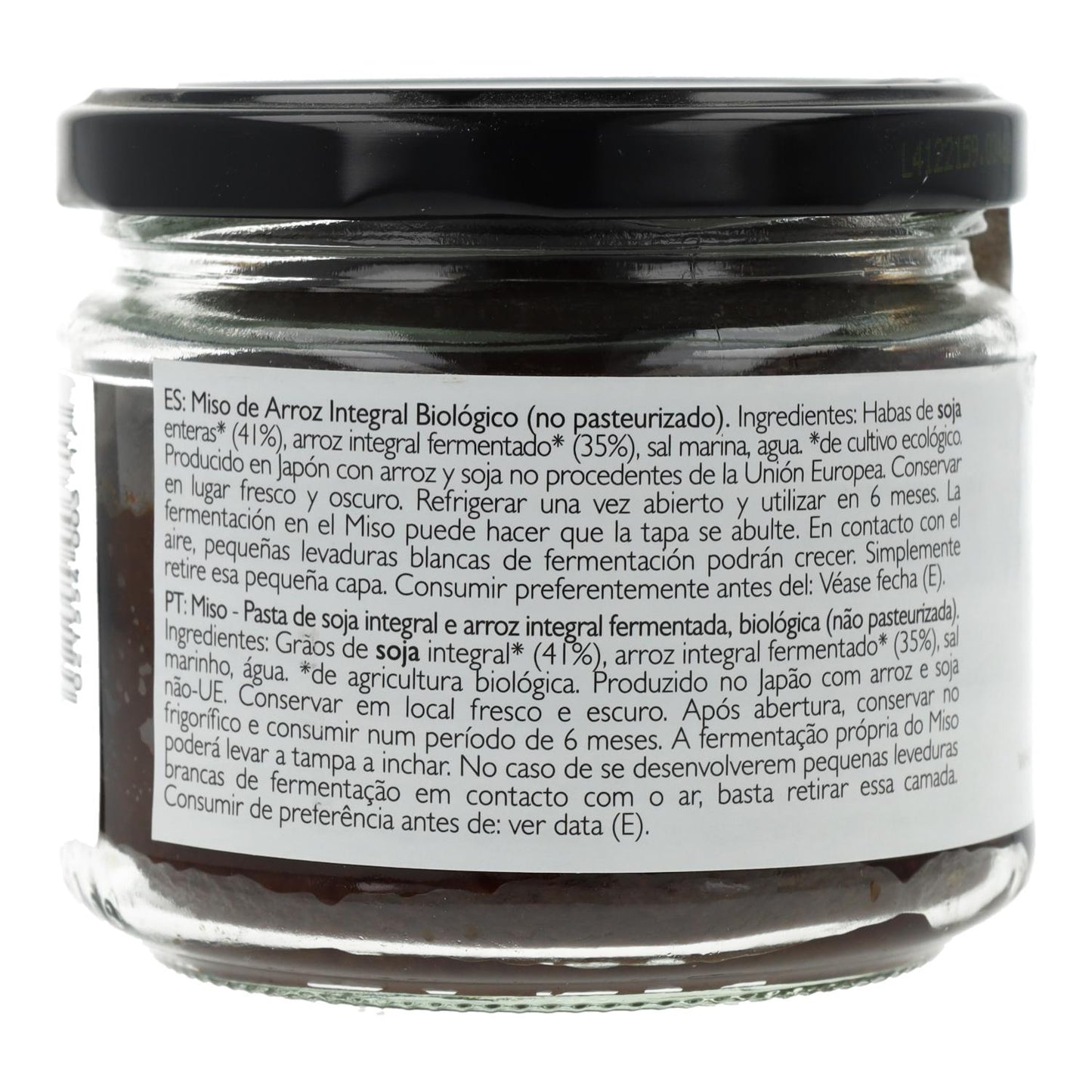 Genmai miso no pasteurizado Clearspring, 300 g