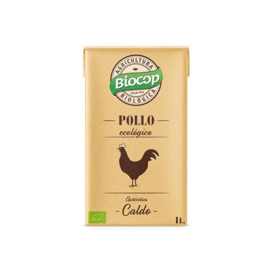 Caldo de Pollo BIO PROMO 50% DuoPack Biocop 1 L