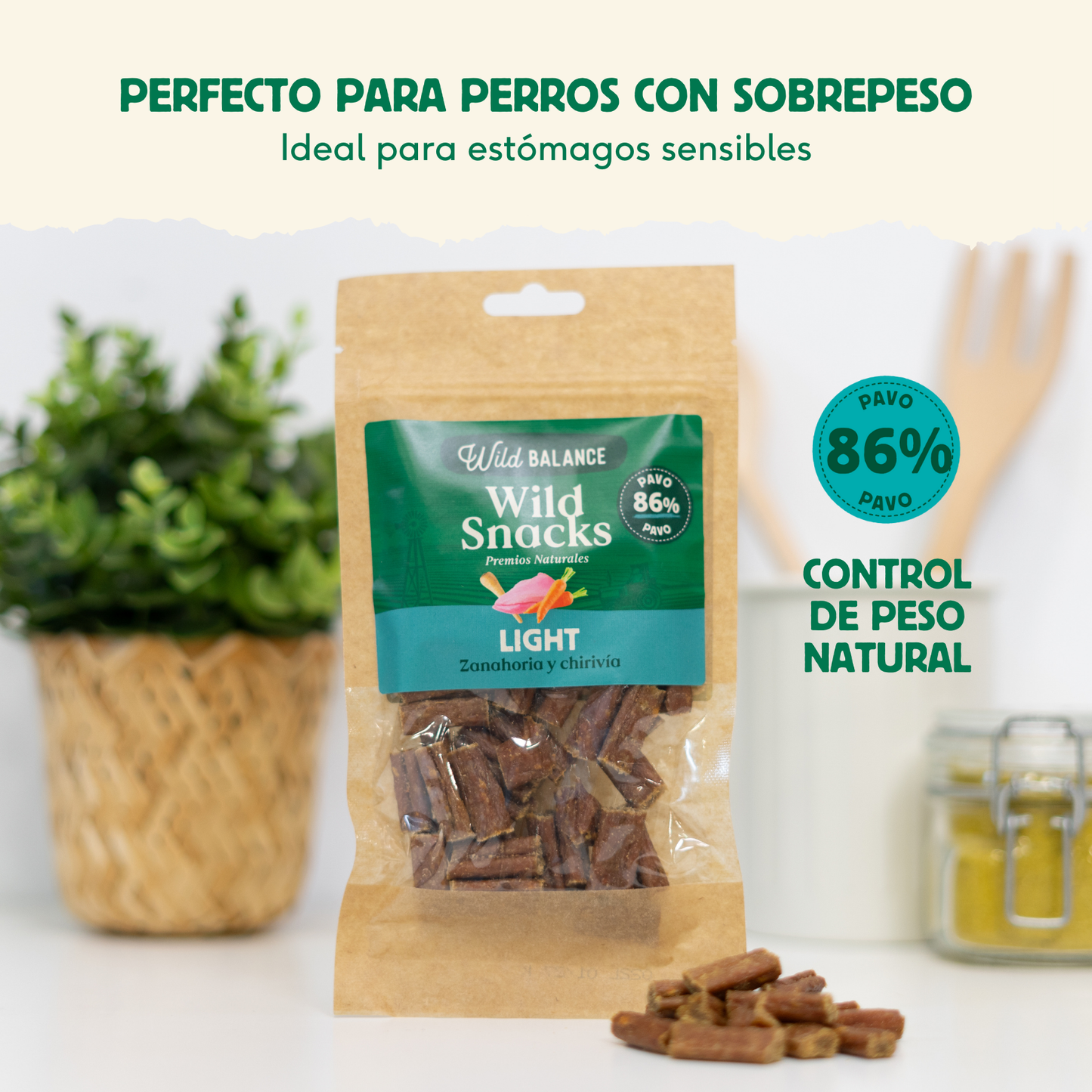 Wild Snacks Light Zanahora y chirivía Wild Balance