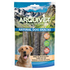 Snack natural para perros Rollitos de piel de bacalao Arquivet 70 g