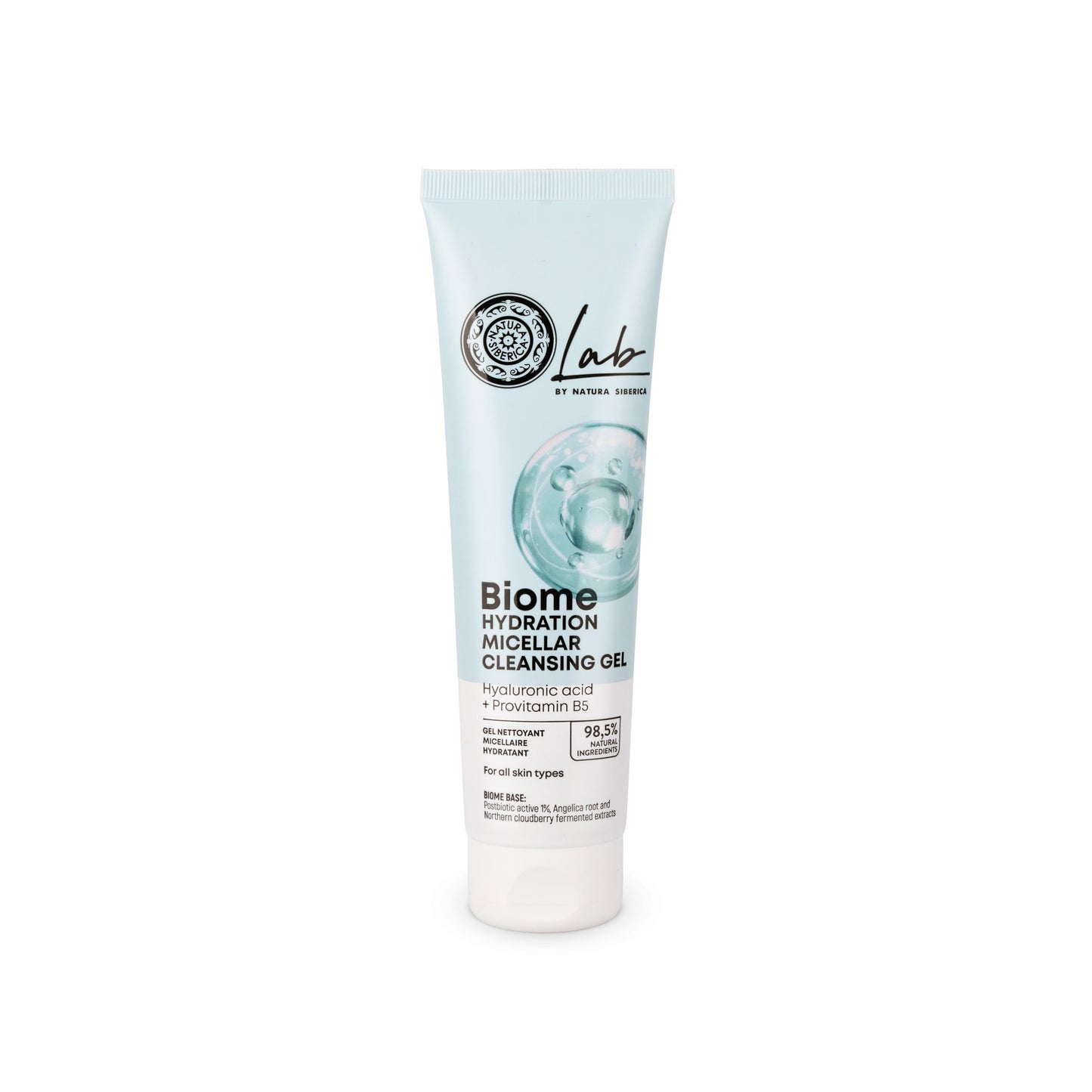 Gel limpiador micelar facial hidratante Natura Siberica 140 ml