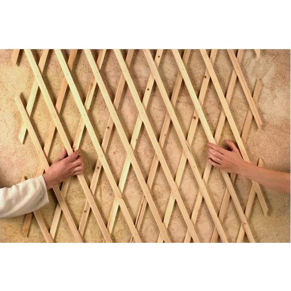Celosía de madera extensible Trelliwood Nortene 1x2 m