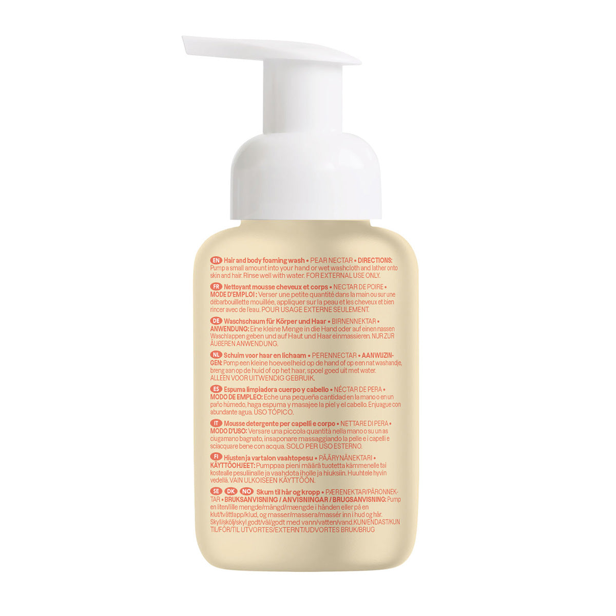 Champú y Gel bebés  2 en 1 fragancia Nectar de Pera Attitude 295 ml