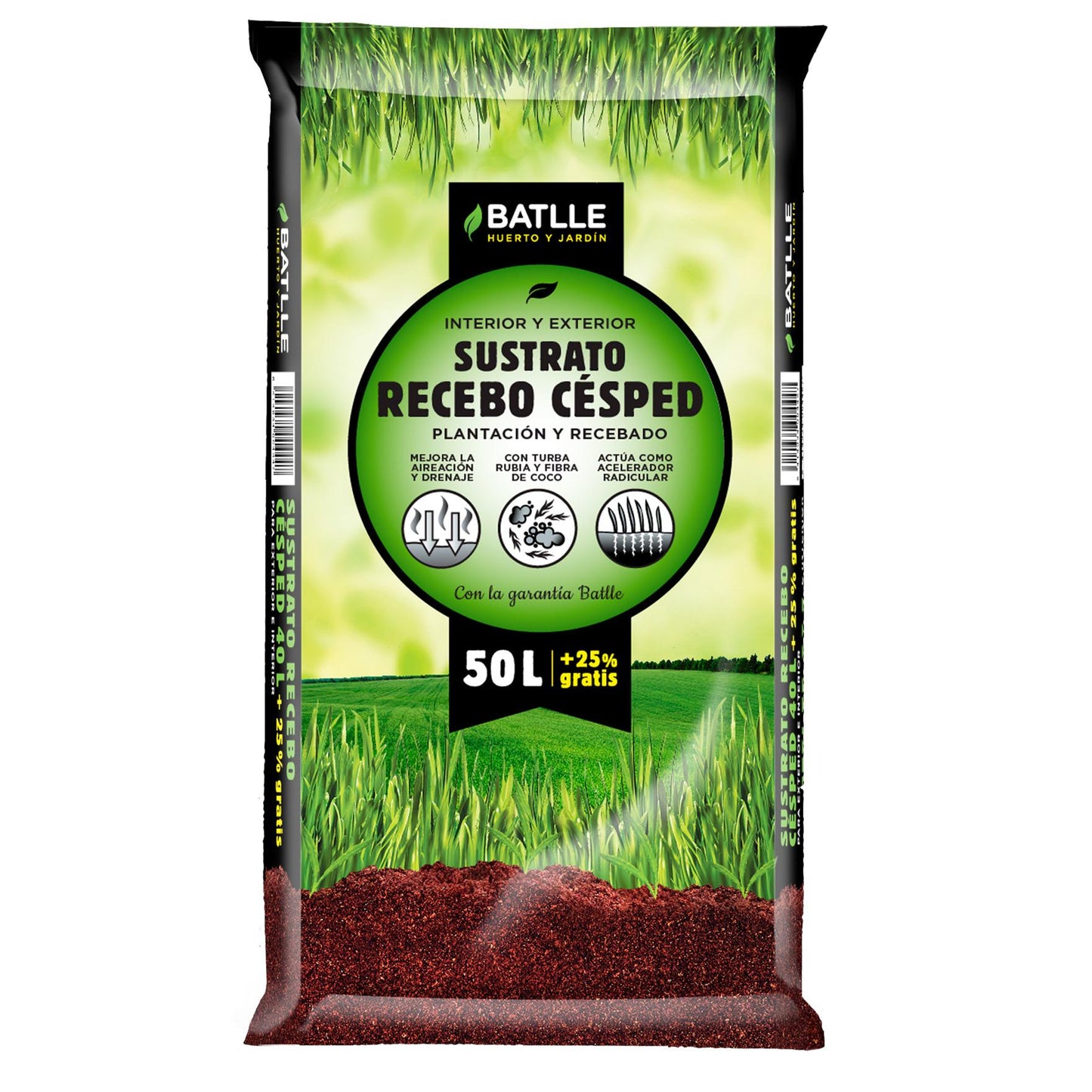 Recebo de Césped 50 L