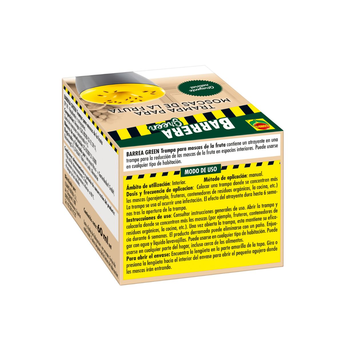 Compo Barrera Green Trampa mosca de la fruta 60 ml