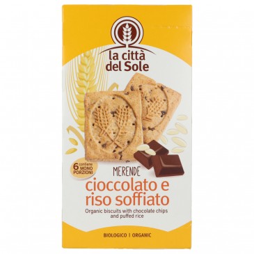 Galletas de chocolate y arroz inflado, La Città del Sole, 215 g