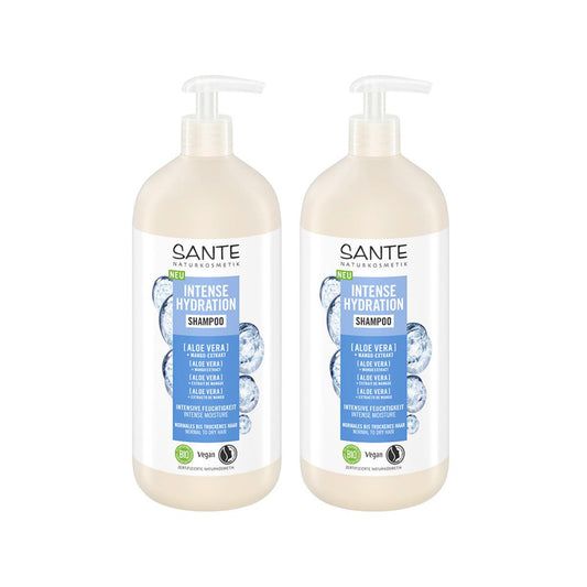 Pack 2x Champú hidratación intensa aloe Sante 950 ml