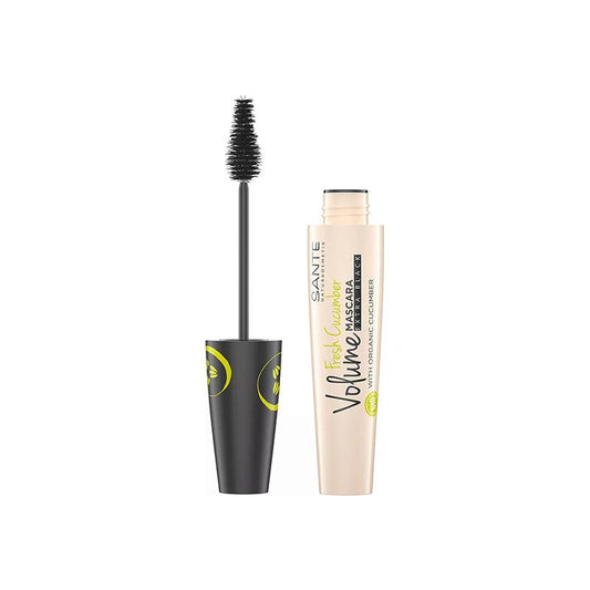 Mascara Pestañas Fresh Volume Extra  Black Sante 12ml