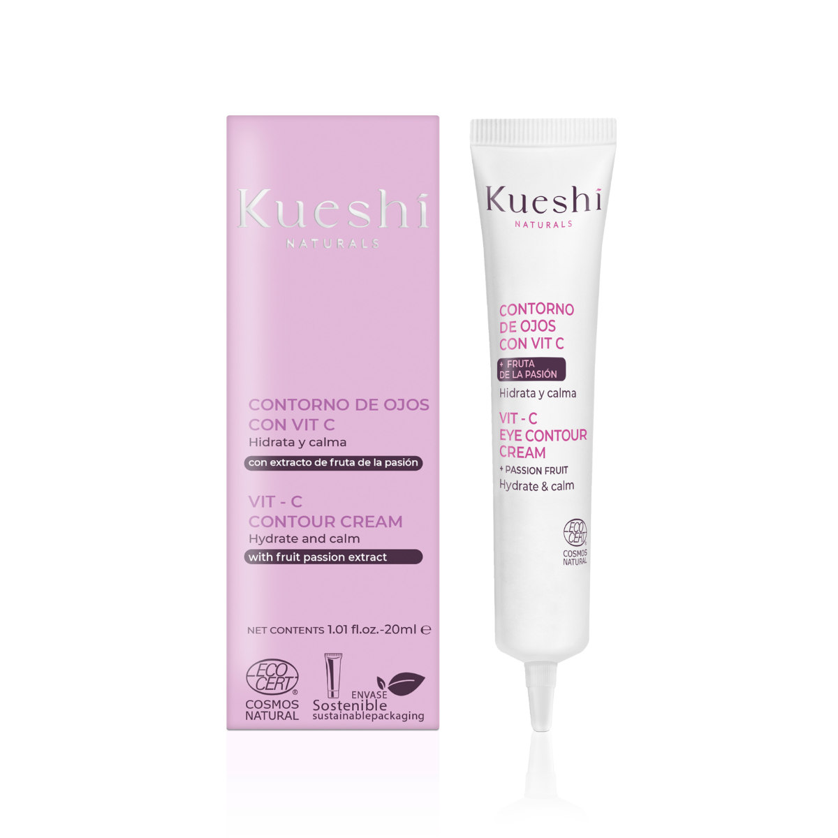 Contorno de ojos con vitamina C y fruta de la pasión Kueshi 20 ml