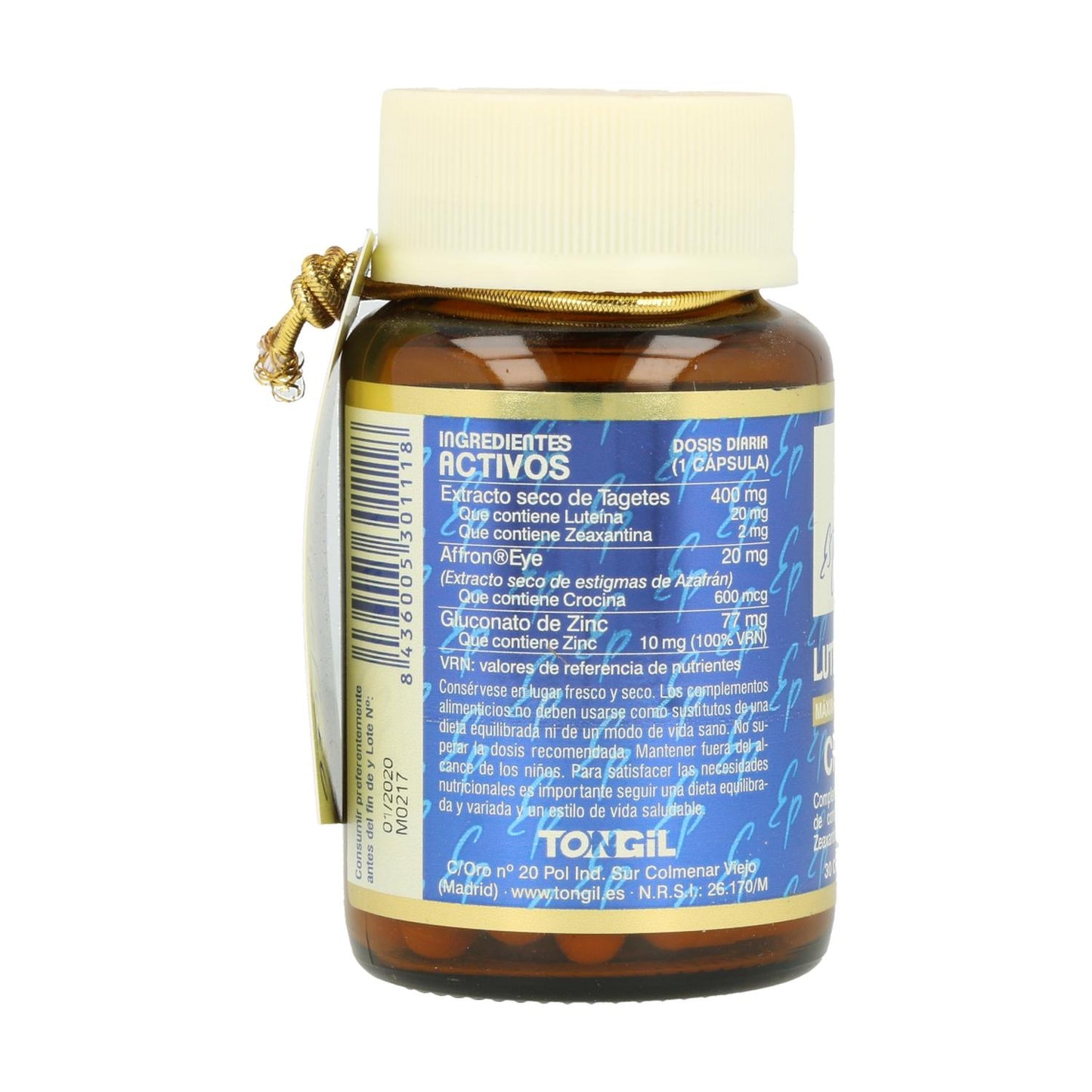 Estado Puro Luteina Tongil 20 Mg Crocina 30 Capsulas Veg