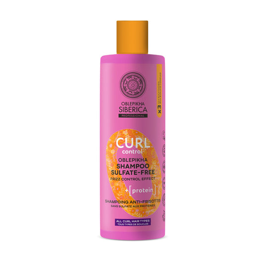 Champú sin sulfatos con proteínas «CURL CONTROL», Natura siberica, 400 ml