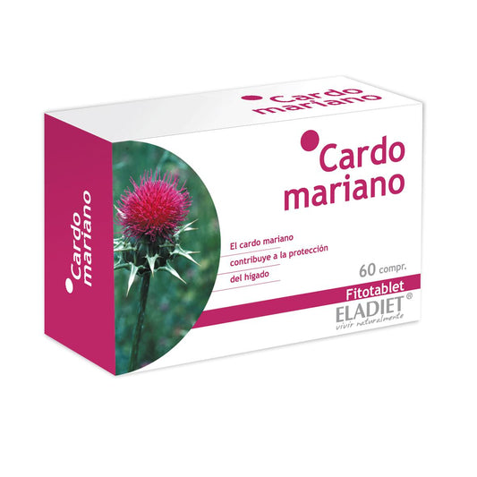 Cardo Mariano complemento alimenticio Eladiet 60 Comprimidos 330 mg