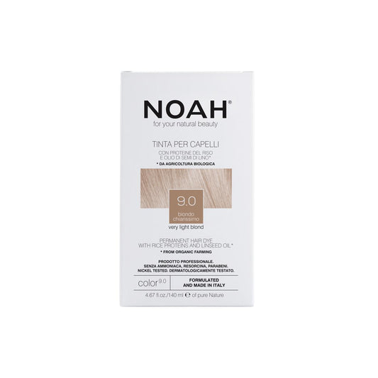Tinte capilar rubio muy claro 9.0 Noah 140 ml