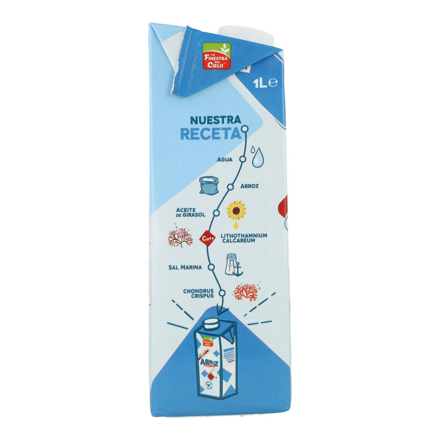 Pack 6 x Bebida de Arroz con Calcio La Finestra Sul Cielo 1 L