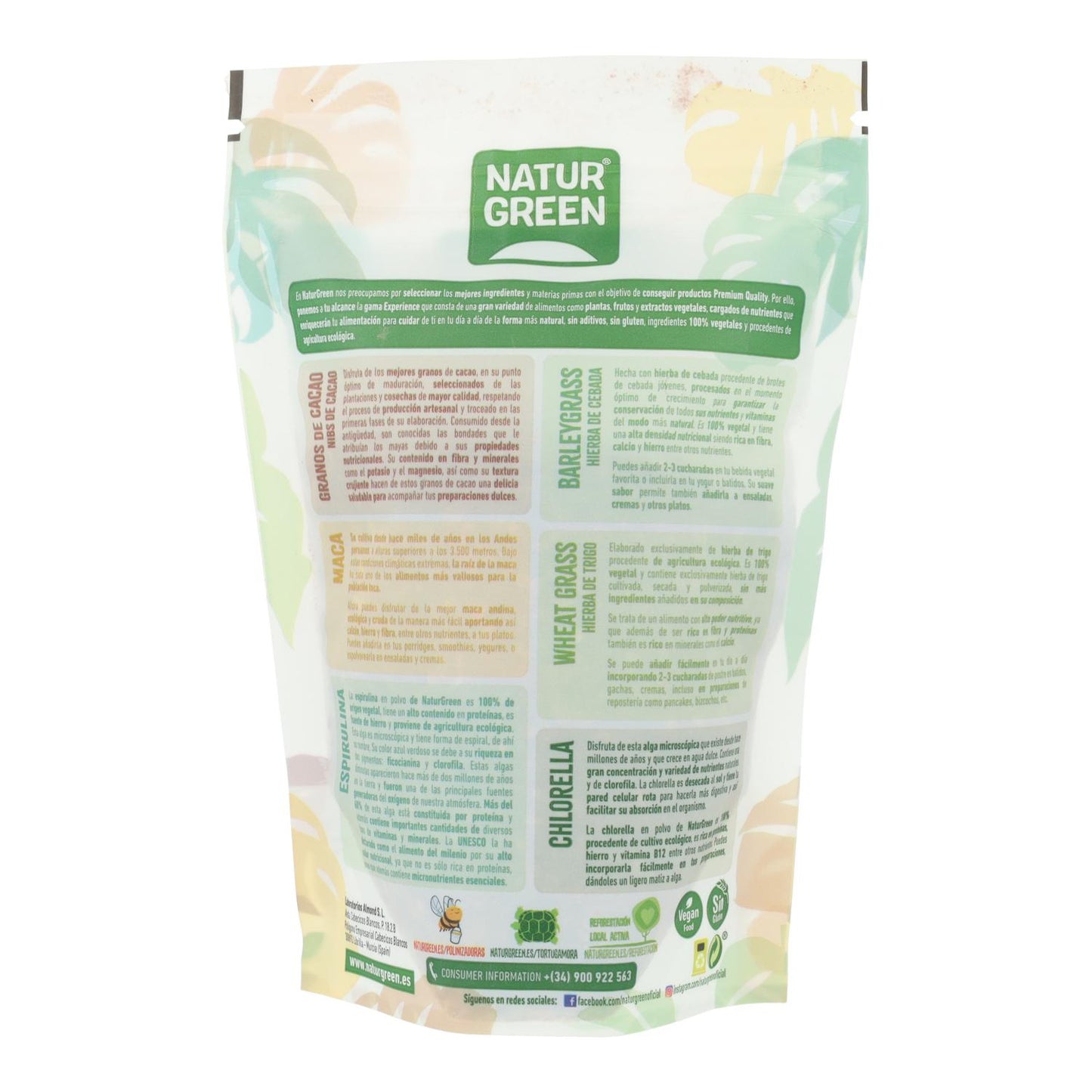 Grano de Cacao Troceado (Nibs) Naturgreen, 200 g