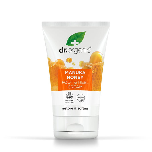Crema de pies reparadora Miel de Manuka Dr. Organic, 125ml