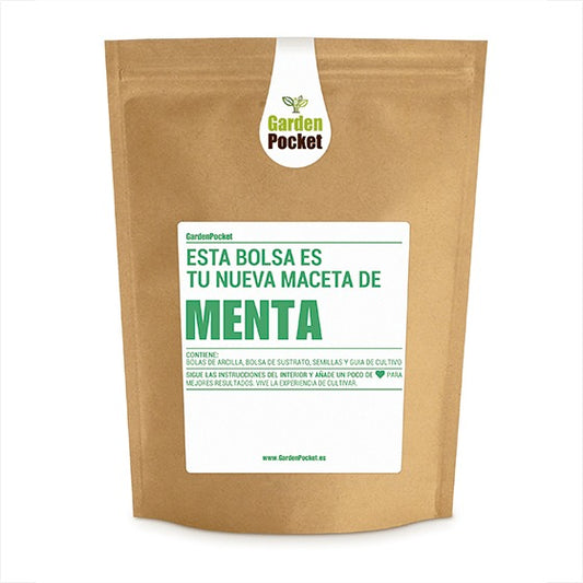 Kit huerto de aromáticas pocket: Menta