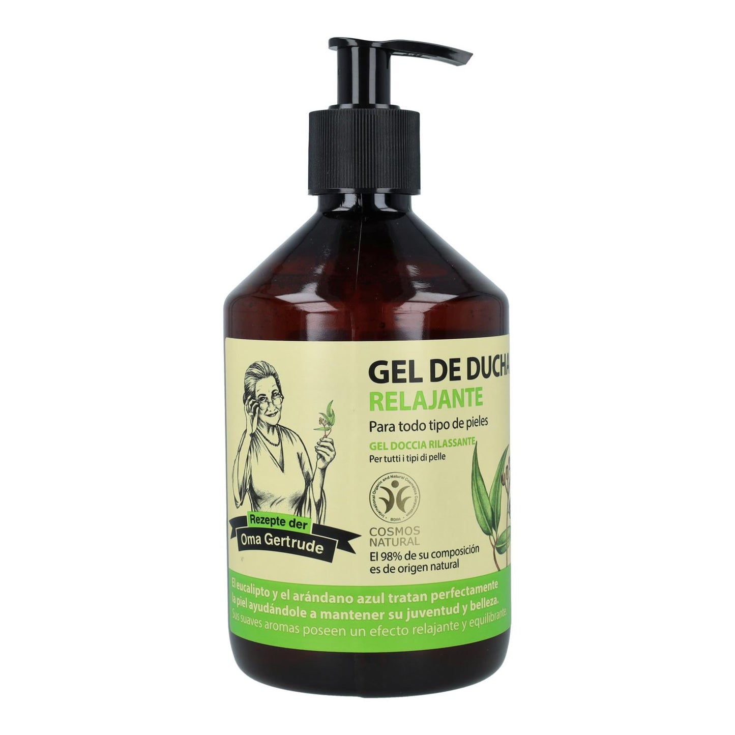 Gel ducha relajante todo tipo de pieles Oma Gertrude 500 ml