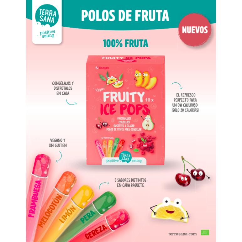 Polos de Fruta Ice Pops Terrasana 10 x 40 g