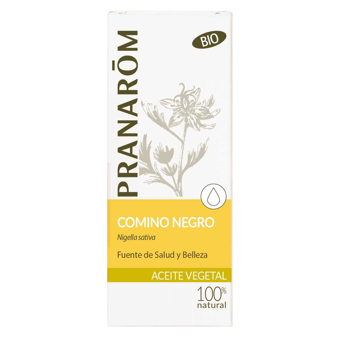 Aceite Vegetal Comino Negro BIO Pranaróm 50ml 50 ml