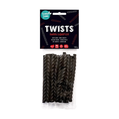 Twists regaliz dulce 100 g Terrasana