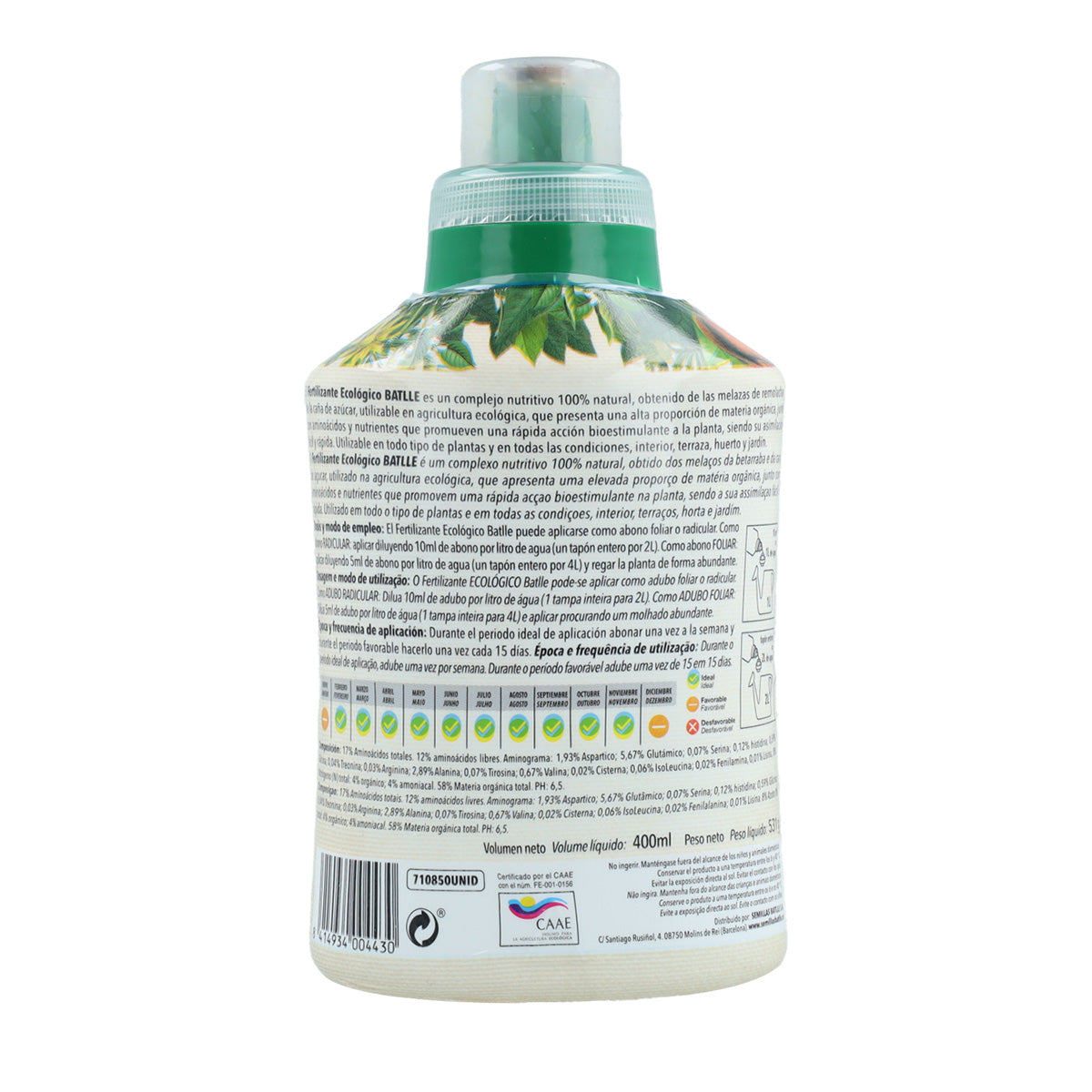 Fertilizante Ecológico Batlle 400 ml