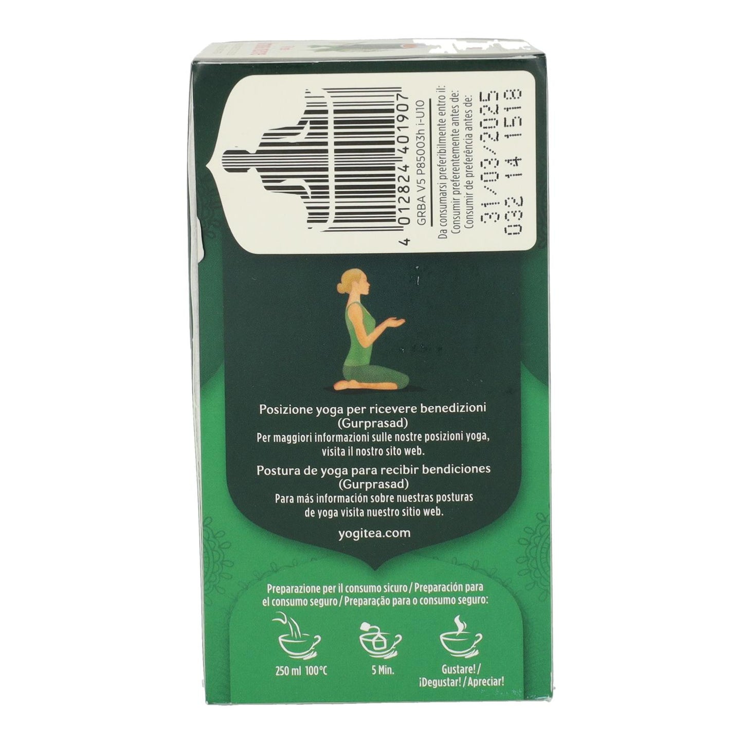 Yogi Tea BIO Té verde Harmonía, 17 bolsitas