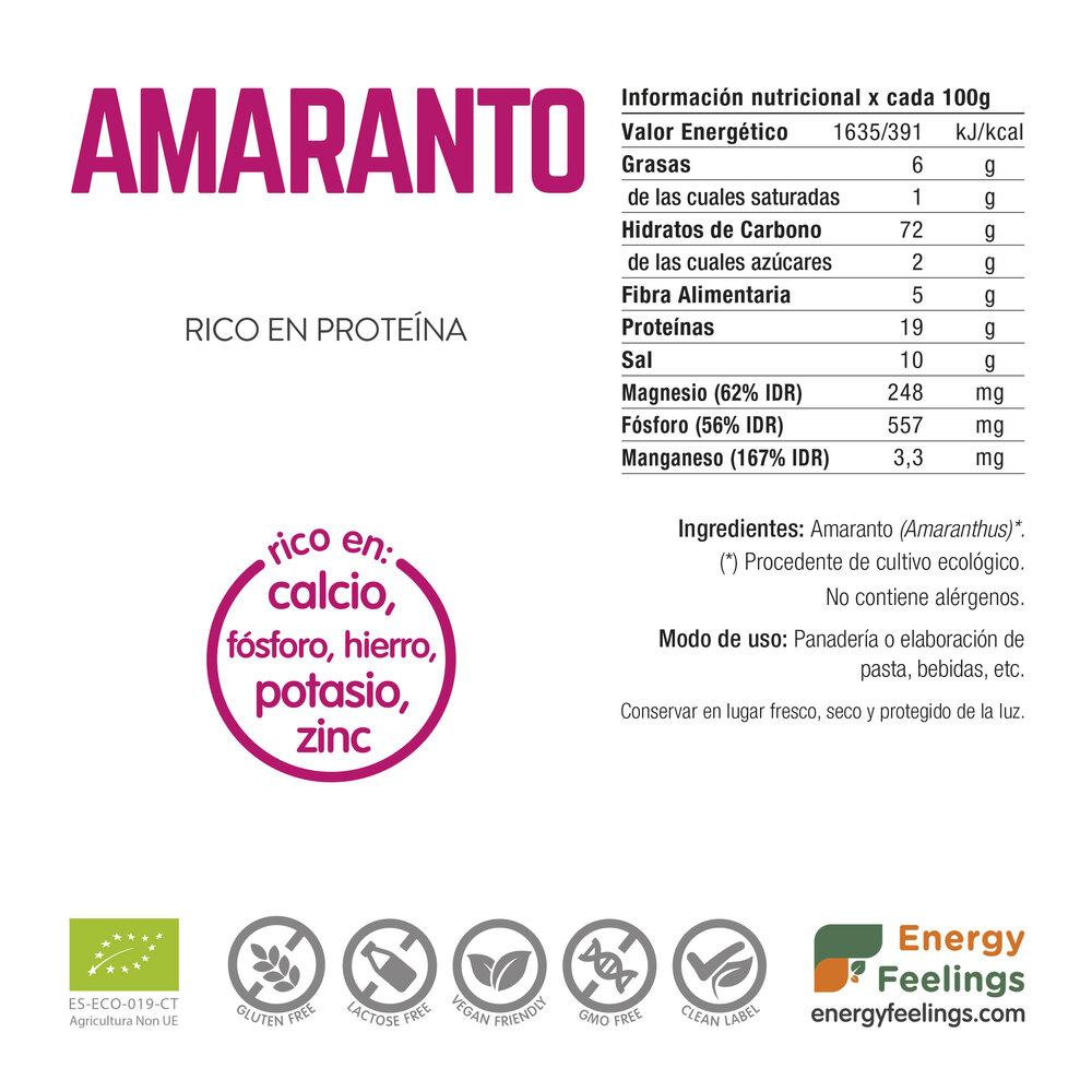 AMARANTO ECO polvo: (1 Kg) XXL Pack