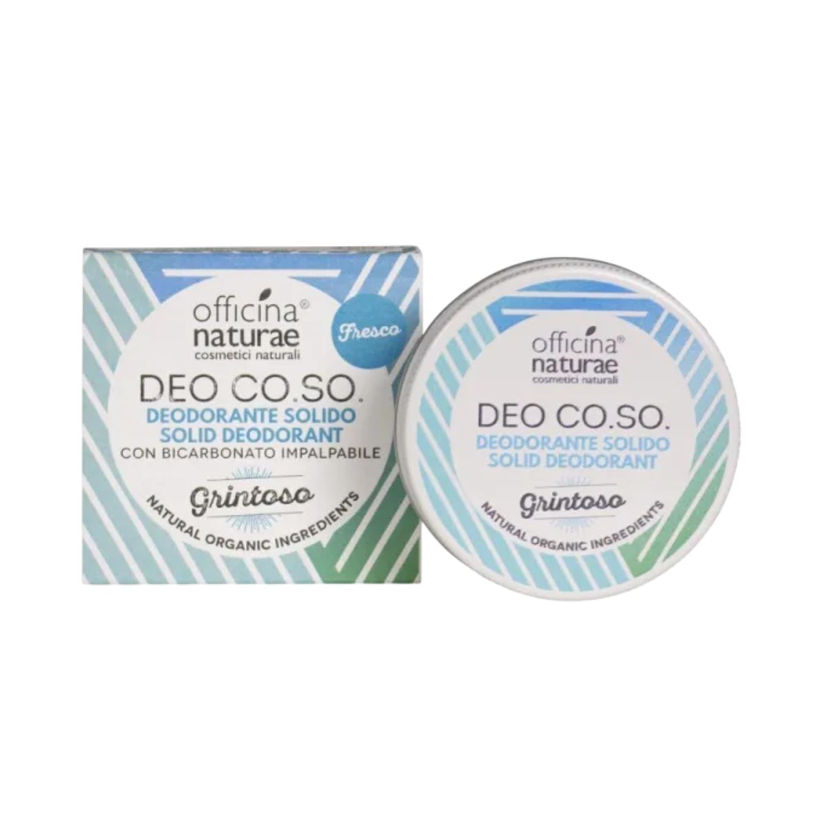 Desodorante Sólido Grintoso CO.SO. 50 ml Vegan Ecologico Officina Naturae