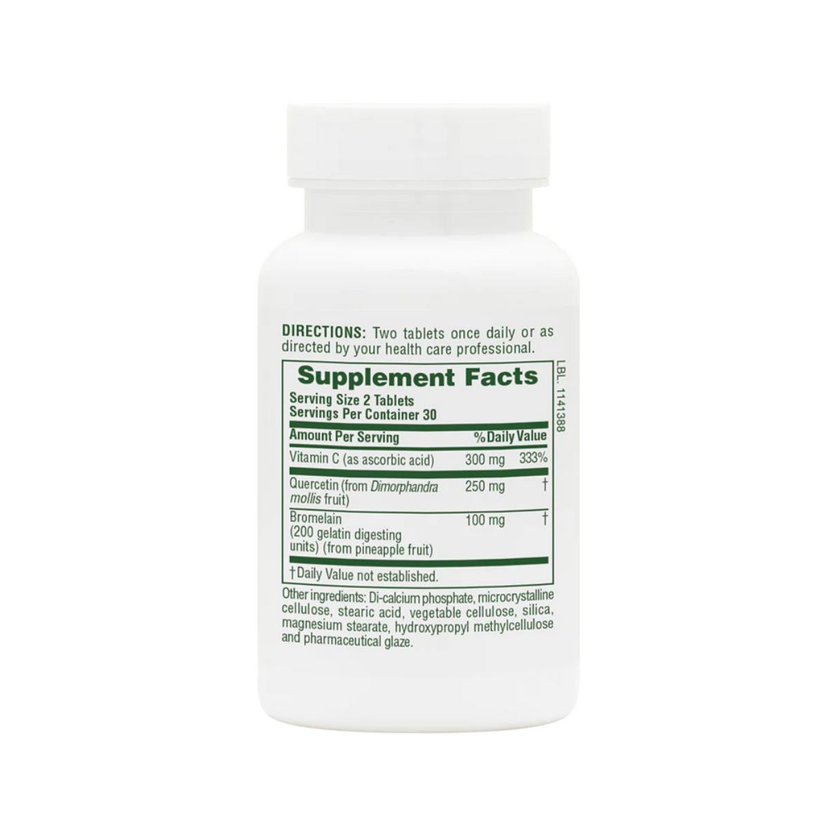 Quercetin Plus Nature's Plus 60 comprimidos