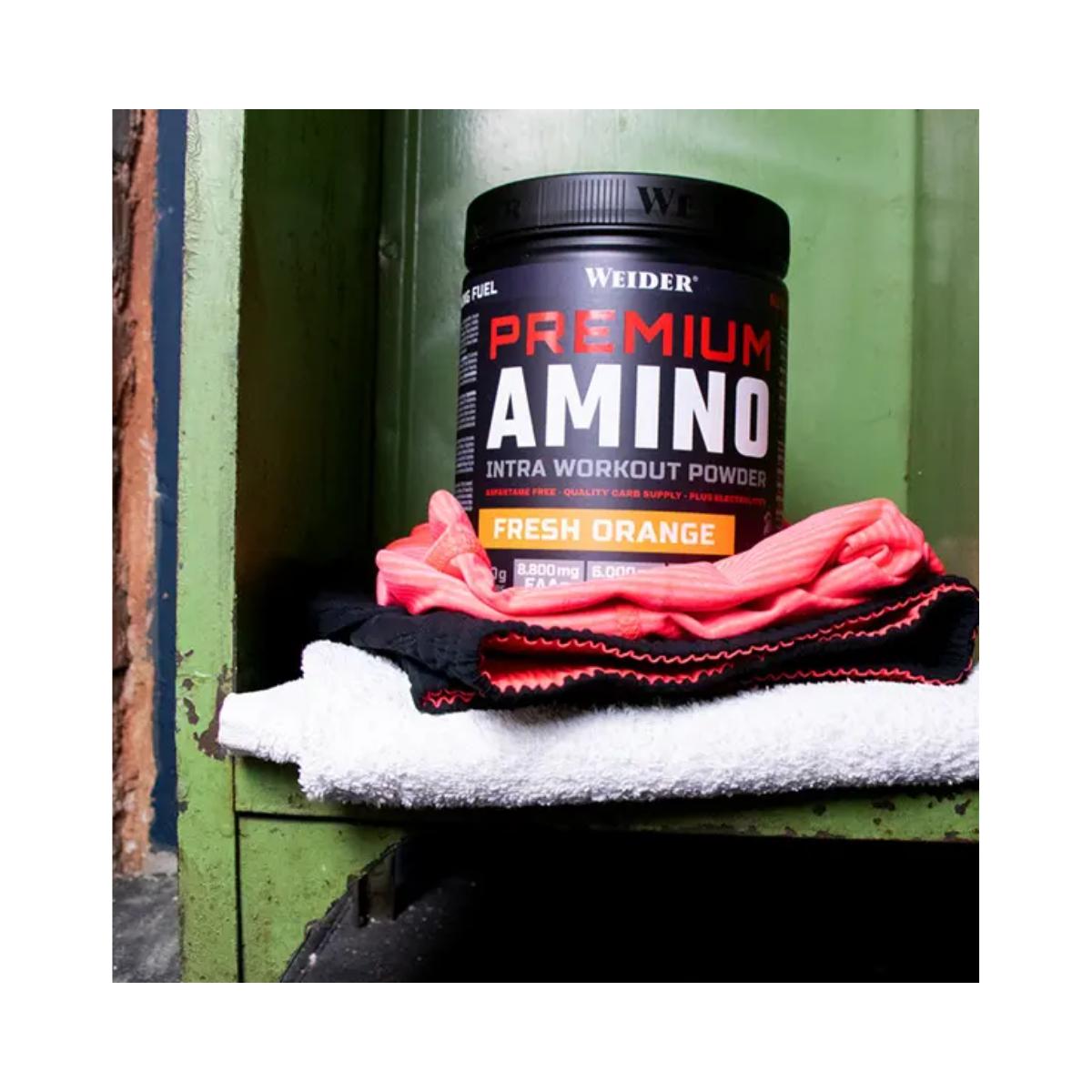 Premium Amino Intra Wokout - Naranja, 800g. Weider